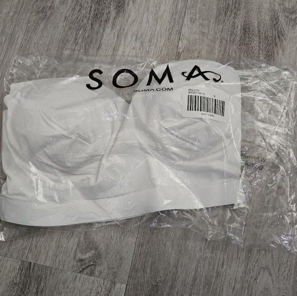 NEW soma white enbliss bralette size XL - Picture 2 of 2